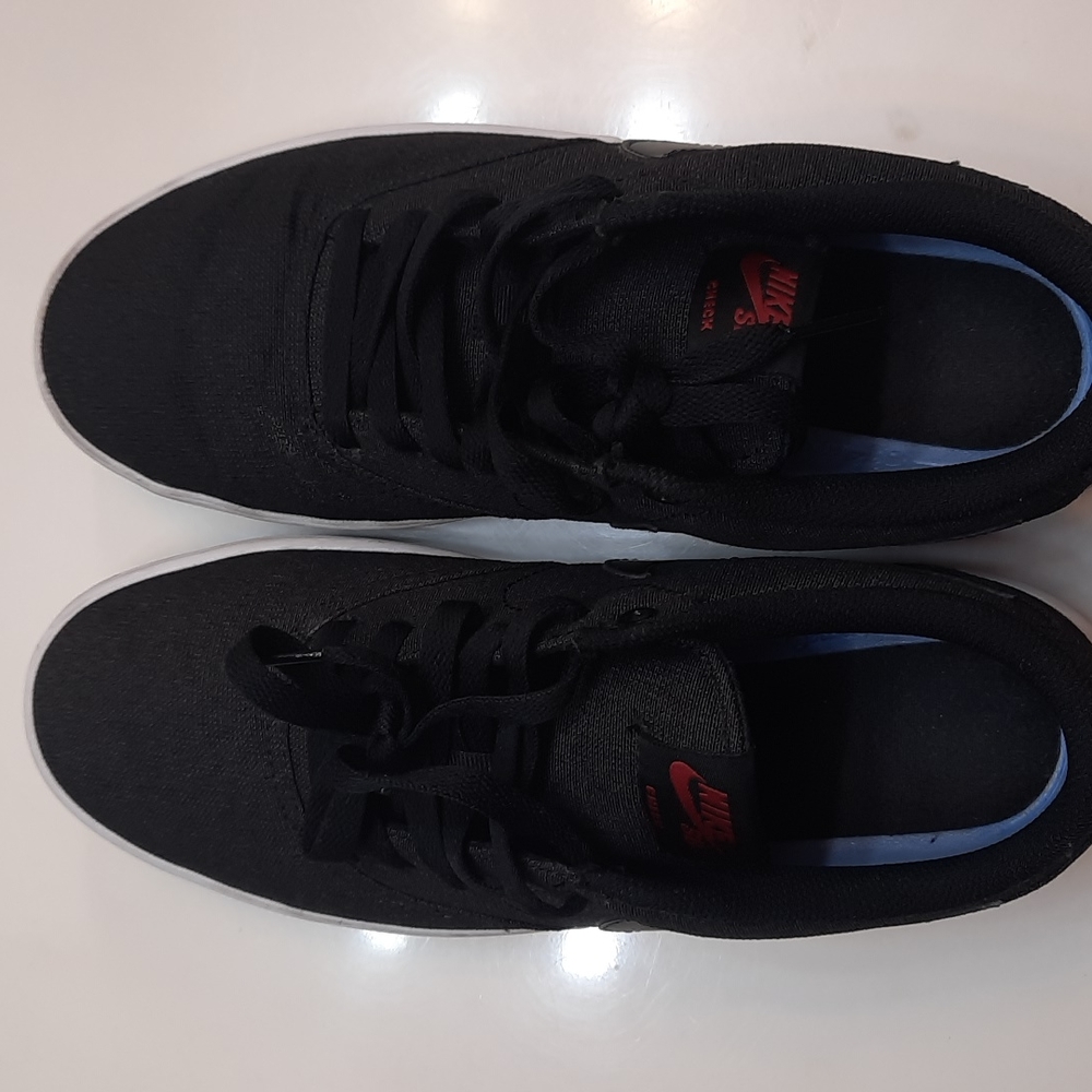 Nike SB Check Black Solar Canvas Skate Shoes Men's Size 8 843896-007 Sneaker